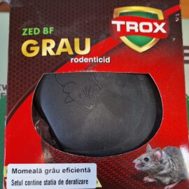 Grau raticid combatere șoareci și șobolani 100 gr + 1 stație de intoxicare